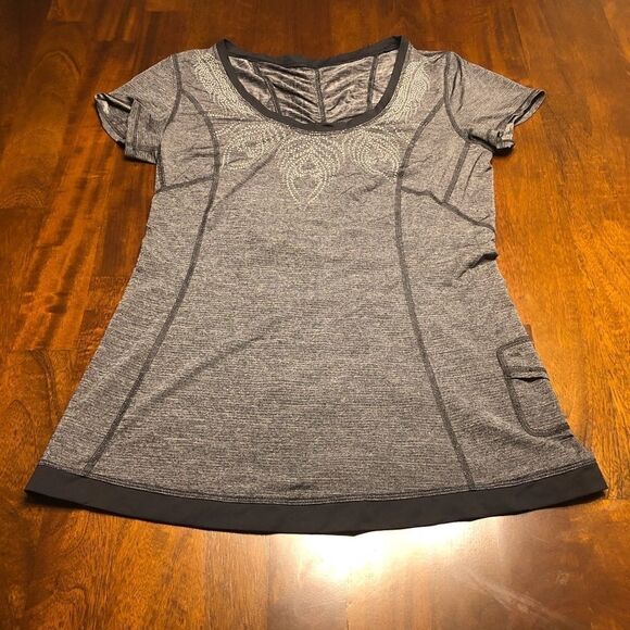 lululemon athletica Tops - Lululemon Silver Bullet Athletic Shirt